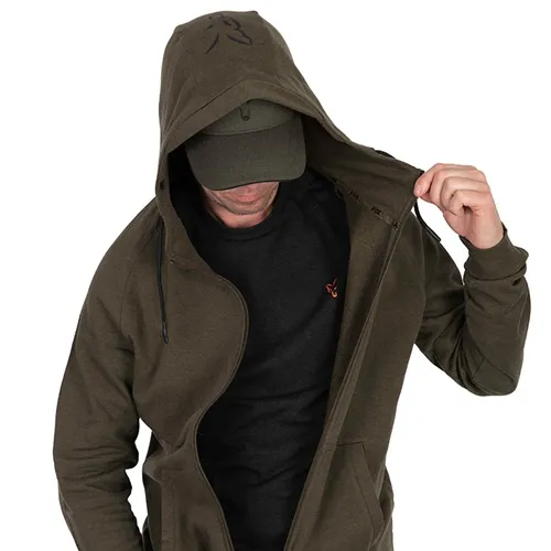 Fox Collection Lw Hoody Green Black Size M.webp