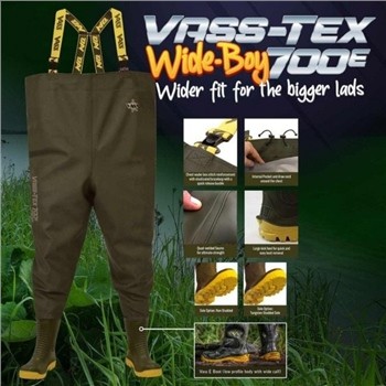 Vass Vass-Tex 700E 'Wide-Boy' Chest Waders - EU47/48 UK13
