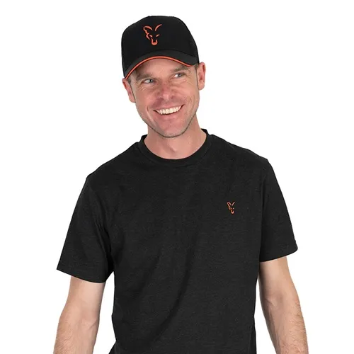 Fox Collection T Shirt Black Orange Size 3XL.webp