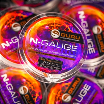 Guru N-Gauge Super Natural Clear 150m Line - 0.16mm