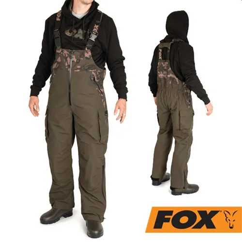 Fox Aquos Tri Layer Salopettes Khaki Camo Size M.webp