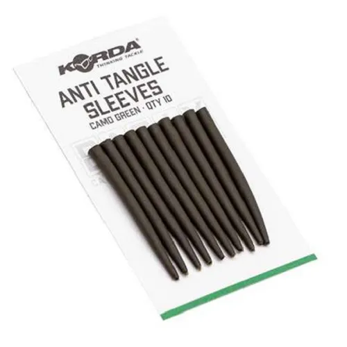 Korda Basix Anti Tangle Sleeves Camo Green 3.webp