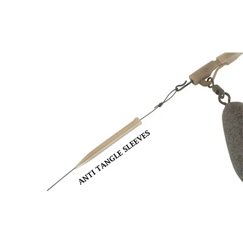 Korda Basix Anti Tangle Sleeves Camo Green 2.webp