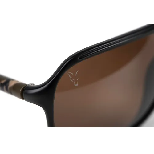 Fox Gafas Aviator Black & Camo Brown Lense.webp