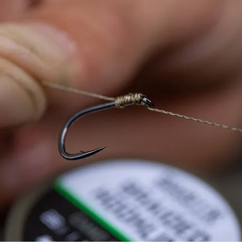 Korda Basix Braided Hooklink Camo Green 3.webp