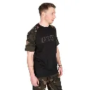 Fox Black & Camo Outline T Shirt Size L.webp