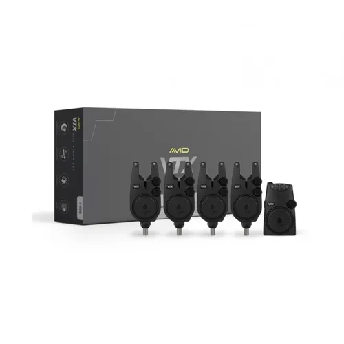 Avid Carp Alarmas VTX Bite Alarm Set 4+1.webp