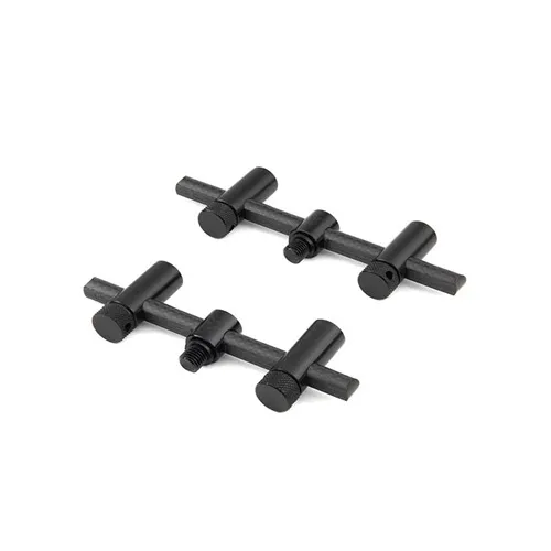 Fox Black Label Carbon Adjustable 2 Rod Buzz Bars 110mm-125mm.webp