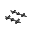 Fox Black Label Carbon Adjustable 2 Rod Buzz Bars 110mm-125mm.webp