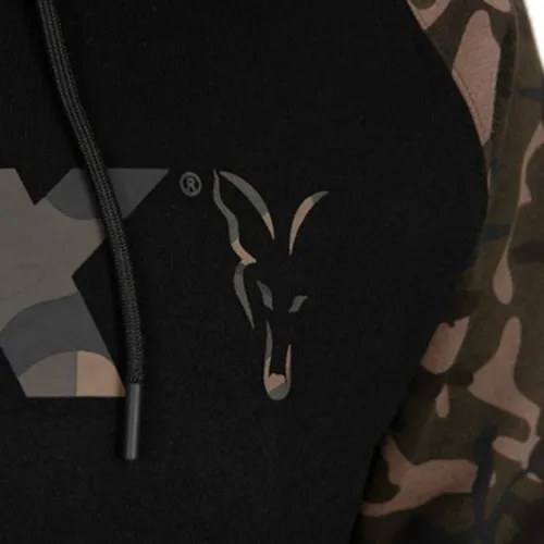 Fox Black Camo Raglan Hoody Size S.webp