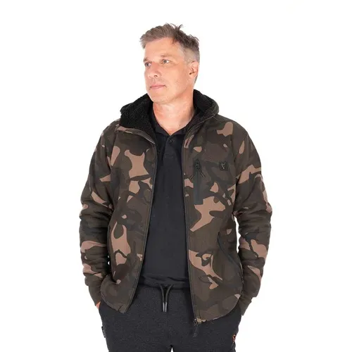 Fox Camo Full Zip Prem Sherpa Lined 310 Hoody 2XL.webp