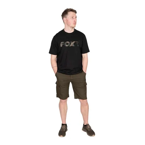 Fox Black Camo Logo T-Shirt Size L.webp