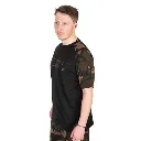 Fox Black Camo Outline Print T Shirt Black 3XL.webp