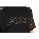 Fox Black Camo Outline Print T Shirt Black 3XL.webp