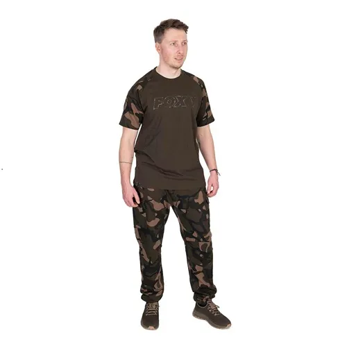 Fox Khaki Camo Outline Print T Shirt Size 2XL.webp