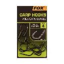 Fox Anzuelos Carp Hooks Wide Gape Beaked Micro Barbed Size 4.webp