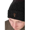 Fox Collection Bobble Hat Black & Orange.webp