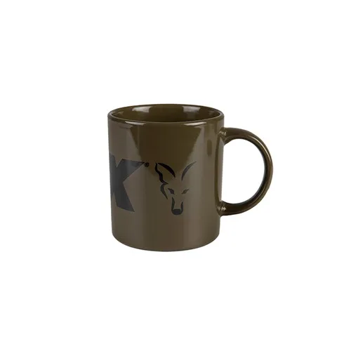 Fox Taza Collection Mug Green & Black Logo Ceramic 350ml.webp