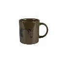 Fox Taza Collection Mug Green & Black Logo Ceramic 350ml.webp