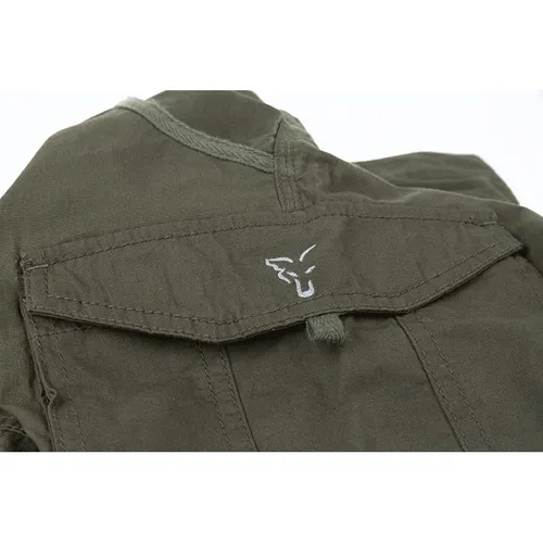 Fox Collection Green & Silver Combat Trousers Shorts Size S.webp