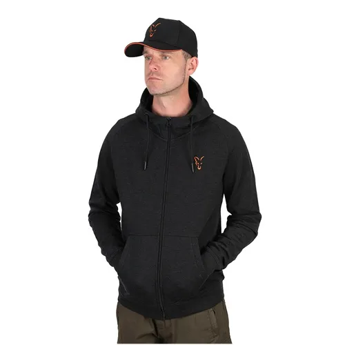 Fox Collection Lw Hoody Black & Orange Size 2XL.webp