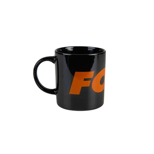 Fox Collection Black & Orange Logo Ceramic Mug 350ml.webp