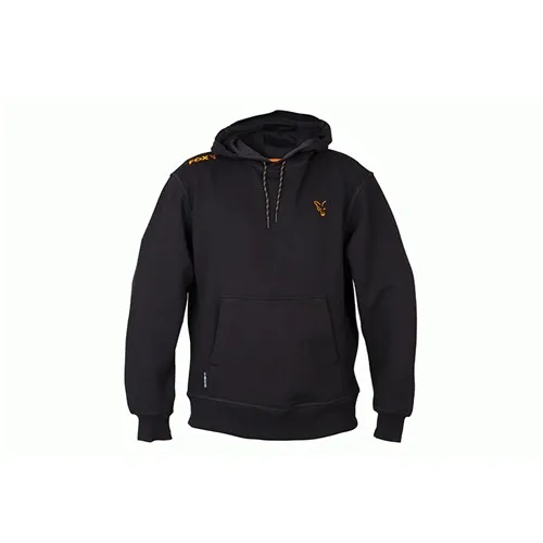 Fox Collection Black & Orange Hoodie Size S.webp