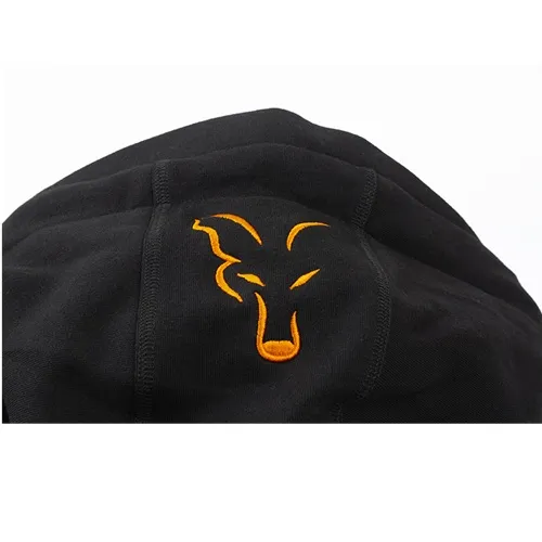 Fox Collection Black & Orange Hoodie Size S.webp