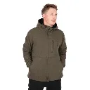 Fox Collection Sherpa Jacket Green & Black Size M.webp