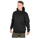 Fox Collection Soft Shell Jacket Blakc & Orange Size XL.webp