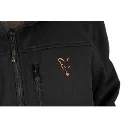 Fox Collection Soft Shell Jacket Blakc & Orange Size XL.webp