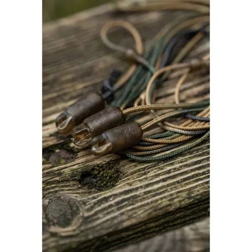 Fox Edges Camo Heli Clip Rigs 50lb Leadcore 3pcs.webp