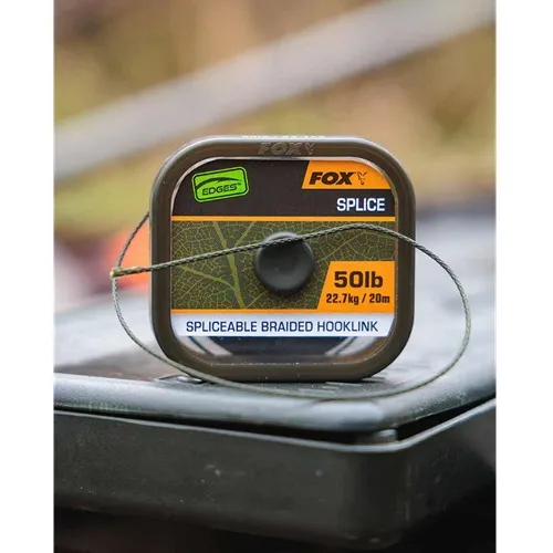 Fox Edges Naturals Splice Braided Hooklength 50lb 22.7kg 20m.webp