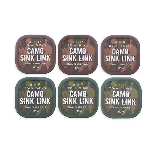 ESP Camo Sink Link Camo Green 15lb 6.8kg 10m.webp