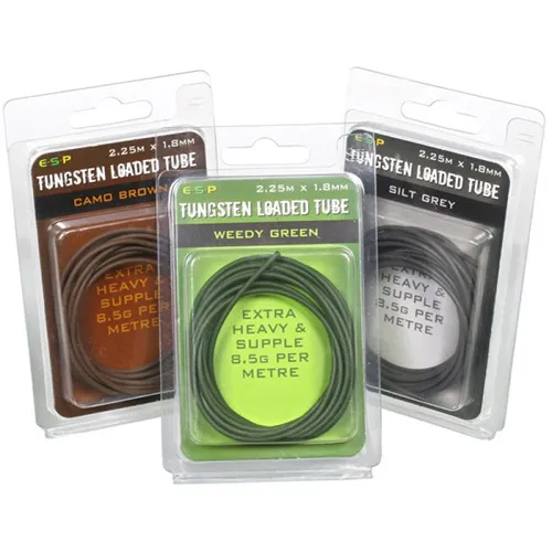 ESP Tungsten Loaded Tube Weedy Green 2.25m x 1.8mm.webp