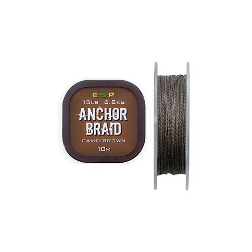 ESP Anchor Braid Gravel Brown 15lb 6.8kg 10m.webp