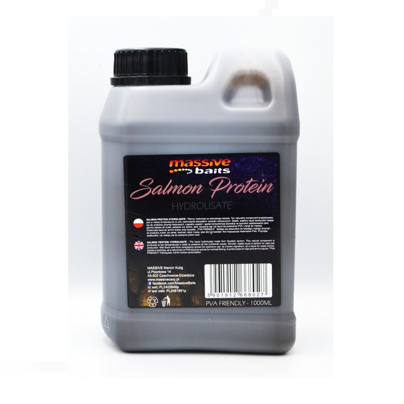 [LQ026] MASSIVE BAITS SALMON PROTEIN HYDROLISATE 1000 ml LQ026