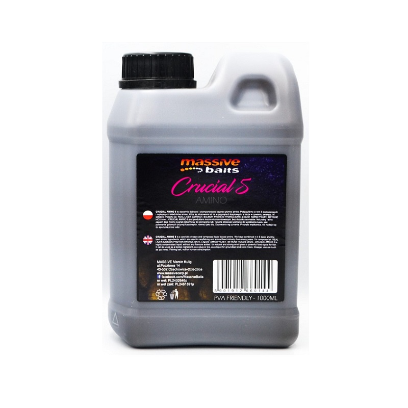 [LQ027] MASSIVE BAITS CRUCIAL 5 AMINO 1000 ml LQ027