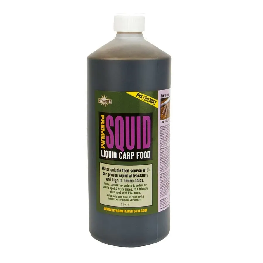 [DY338] DYNAMITE BAITS PREMIUM SQUID LIQUID CARP FOOD 1L DY338