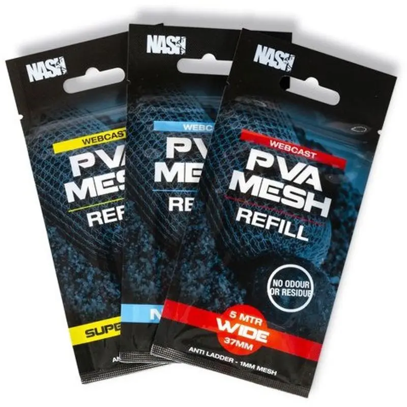 NASH ANTI LADDER PVA MESH WEBCAST REFILL 18MM T8639