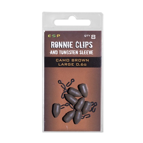 ESP RONNIE CLIP AND TUGNSTEN SLEEVE   LARGE  CAMO BROWN