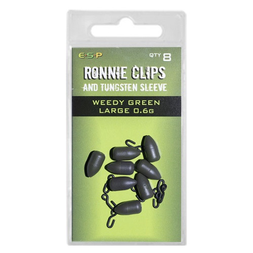 ESP RONNIE CLIP AND TUGNSTEN SLEEVE   LARGE  WEEDY GREEN