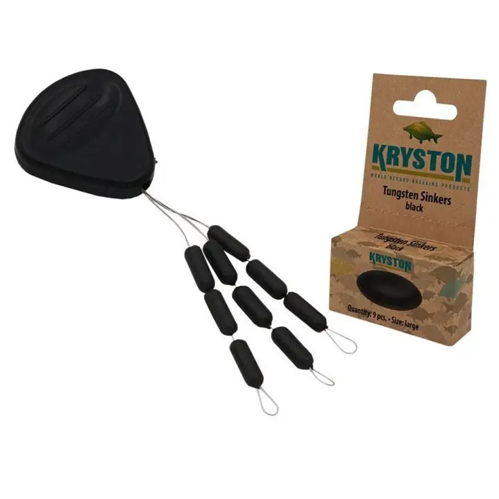 KRYSTON TUNGSTEN SINKERS BLACK SMALL KRAC1