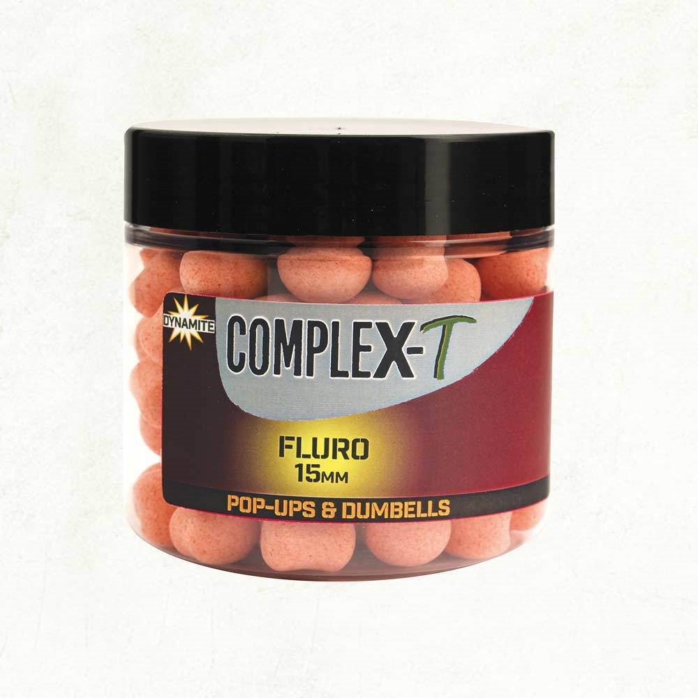 [DY1098] DYNAMITE BAITS FLURO POP UPS Y DUMBELLS COMPLEX T 15MM DY1098
