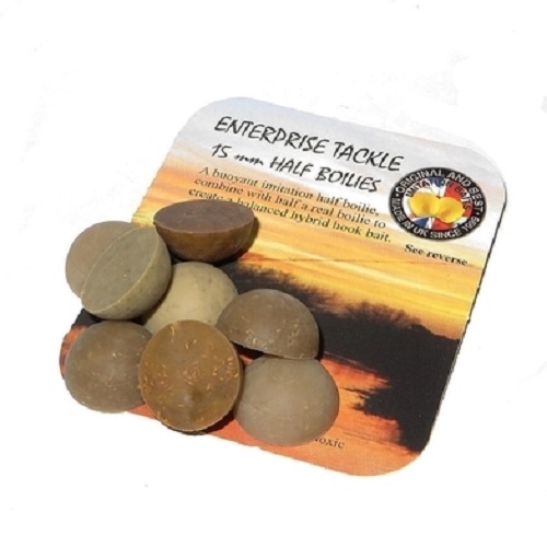 [ET70B] ENTERPRISE TACKLE HALF BOILIES 15 MM ET70B