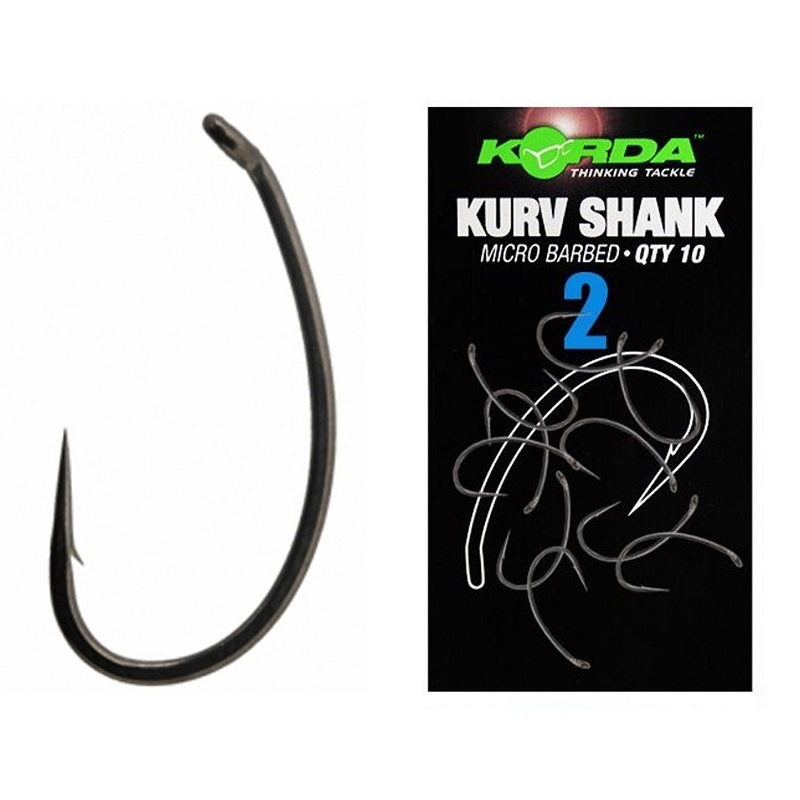 KORDA ANZUELO KURV SHANK Nº 2 KKS2