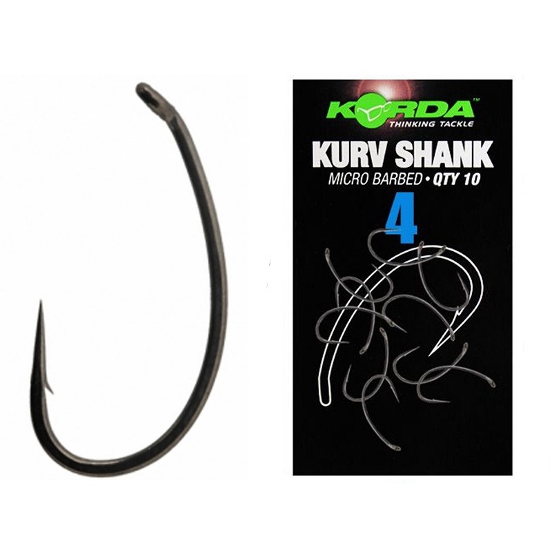KORDA ANZUELO KURV SHANK Nº 4 KKS4