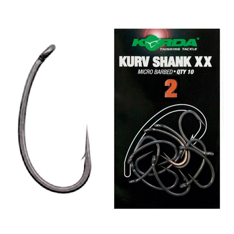 KORDA ANZUELO KURV SHANK XX Nº 2 KKSXX2