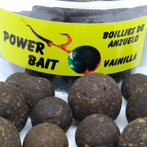 [15504] POWER BAITS BOILIES DE ANZUELO   VAINILLA