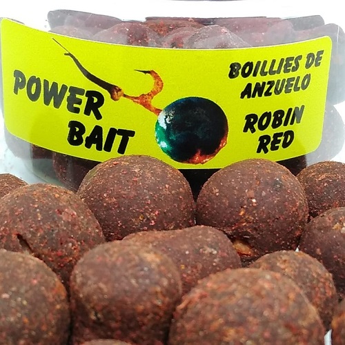 [15506] POWER BAITS BOILIES DE ANZUELO   ROBIN RED